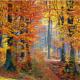 Vater-Kind Auszeit im Herbstwald