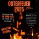 Osterfeuer in Thüle