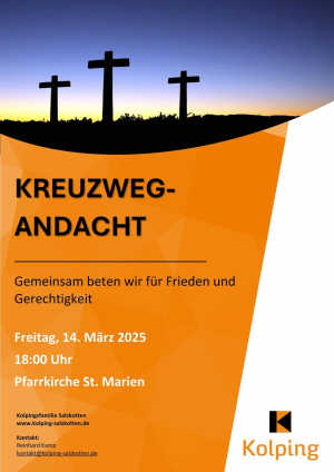 Kreuzwegandacht am 14. März 2025