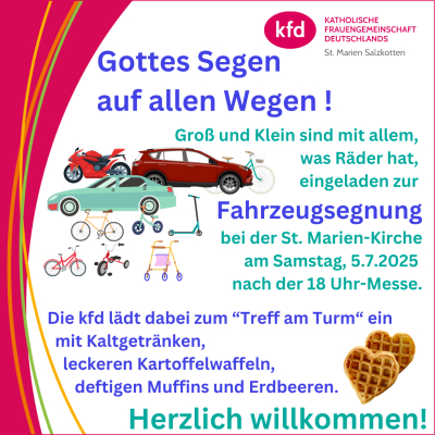 Fahrzeugsegnung