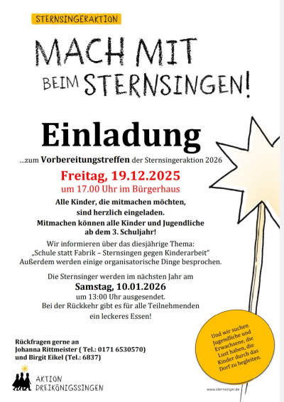 Sternsingen 2026 in Thüle