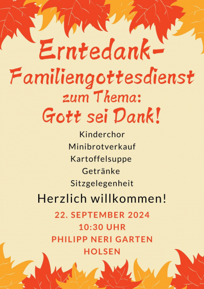 Erntedank-Familiengottesdienst