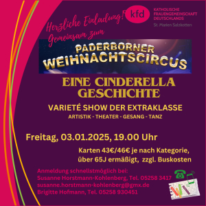 kfd Besuch des Paderborner Weihnachtscircus&#039;
