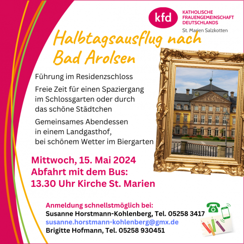 kfd Ausflug nach Bad Arolsen