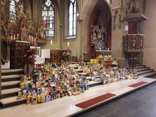 Erntedanke 2018 - Lebensmittelsammlung für die TAFEL in Salzkotten