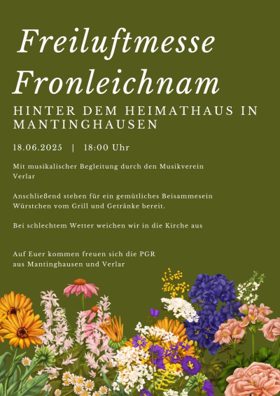 Gottesdienst zu Fronleichnam