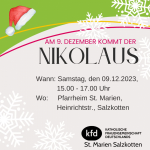 kfd Adventsnachmittag für Familien mit Kindern (2-8 J)
