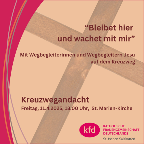 Kreuzwegandacht am 11. April 2025