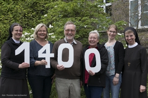 (von links): Sr. M. Alexandra Völzke, Ursula Jung, Klaus Harnischmacher, Dagmar Keuper, Karin Harnischmacher und Sr. M. Birgit Henning