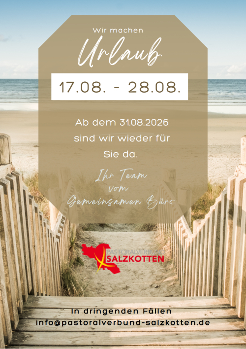 Gemeinsames Büro geschlossen!