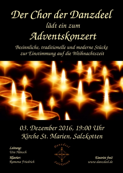 Adventskonzert des Chors der Danzdeel