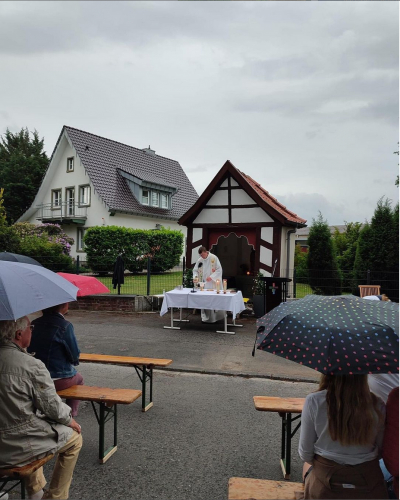 Bittgottesdienst 2022 am Josefshäuschen an der Verner Straße