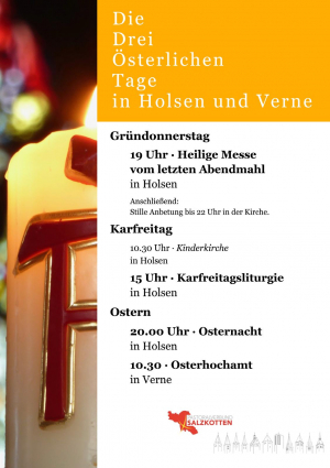 Die drei österlichen Tage in Holsen und Verne