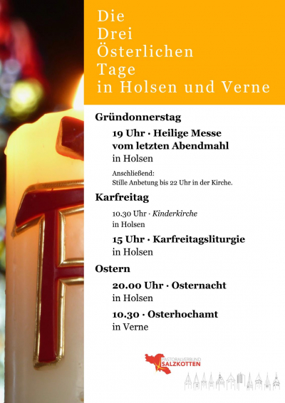 Die drei österlichen Tage in Holsen und Verne