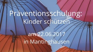 Präventionsschulung: Kinder schützen