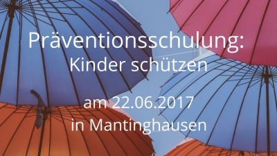 Präventionsschulung: Kinder schützen